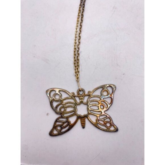 NEW VTG Italian Silverplate Pet Pendants Butterfly Owl Fish Turtle FB Rogers NIB - Picture 3 of 5